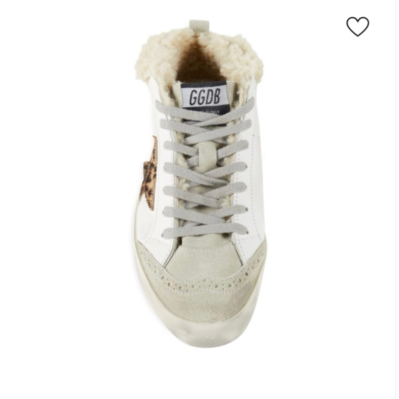 Women's Golden Goose Mid-Star Shearling Sneakers - Picture 5 of 7
